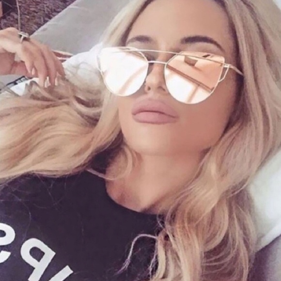 Mirror Cat Eye Sunglasses NWOT - Picture 9 of 12